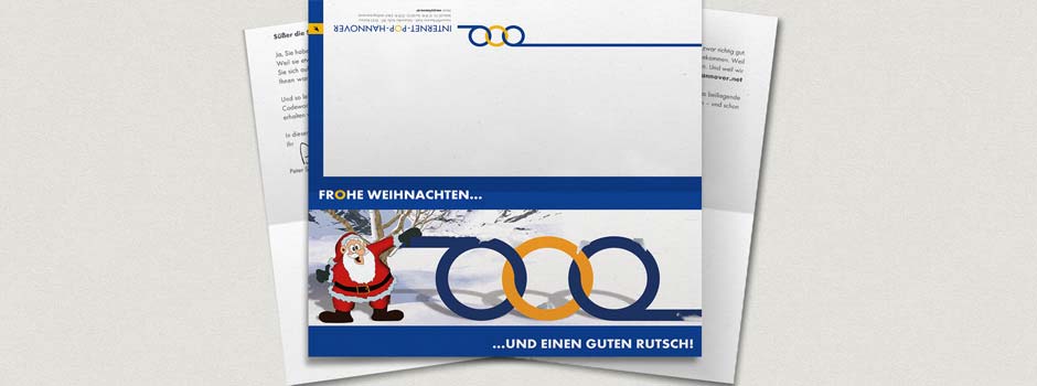 Internet POP Hannover Weihnachtskarte